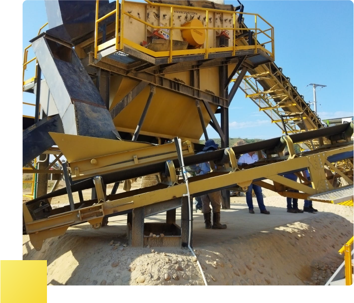 Equipos para minería: Transportadora de Banda