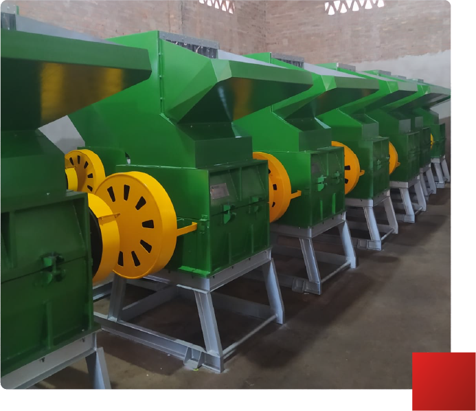 Molino Rígio y Semirígido para triturar o desgarrar materiales plásticos semirrígidos